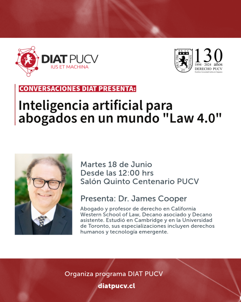 Seminario Internacional: Inteligencia Artificial para abogados en un mundo «Law 4.0»